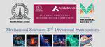 Mechanical Sciences 3rd Divisional Symposium @ IISc Bangalore
