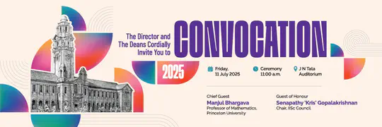 Convocation 2025, IISc Bangalore