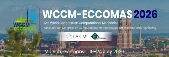 WCCM-ECCOMAS 2026 @ Munich, Germany